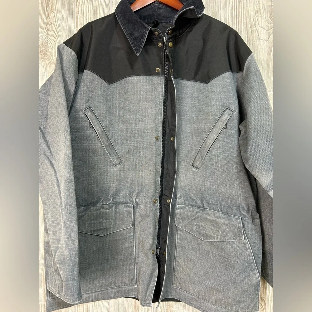 Vintage Cub Schaefer Schaefer Outfitters Original Drifter Coat Grey Black SZ 42 - Picture 10 of 16